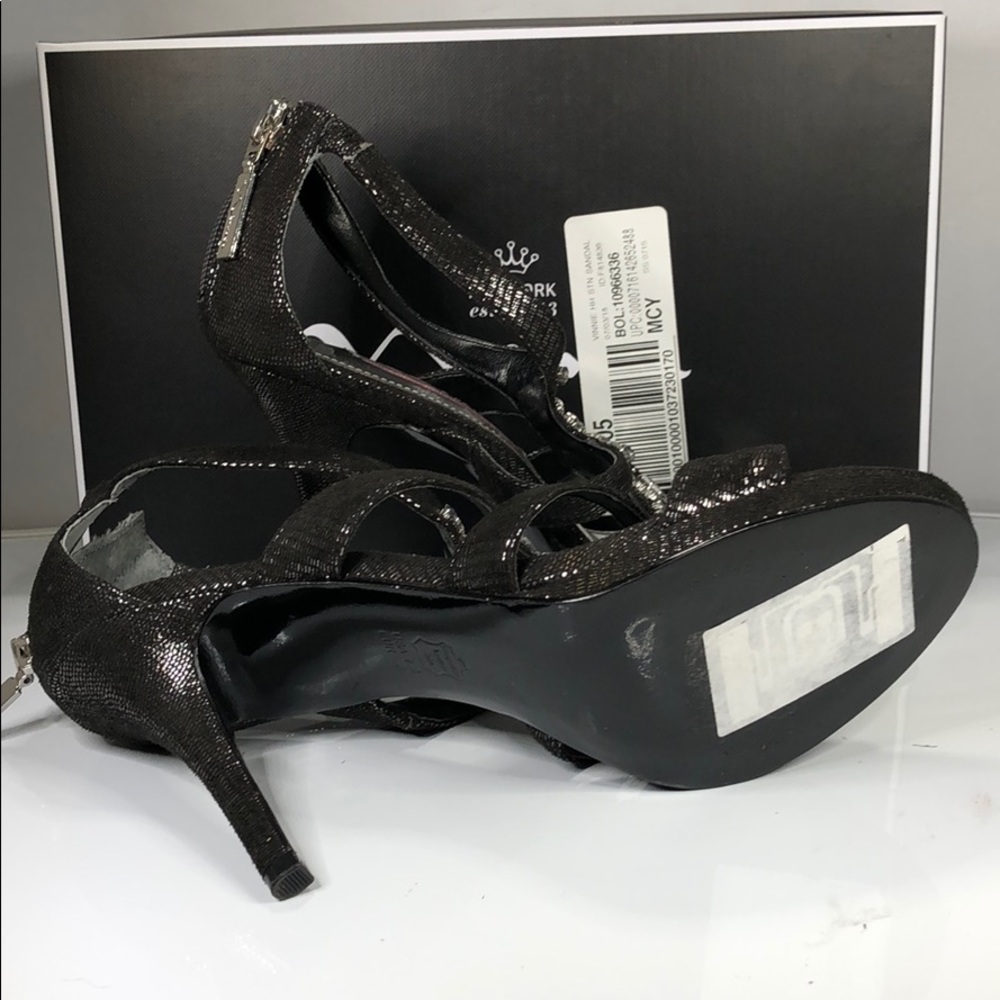 177] Nina Vinnie, Size: Black Luster Satin 8.5 M - Picture 5 of 5